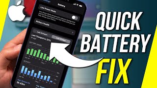 How to Fix iPhone Battery Sudden Drops [upl. by Ylime]