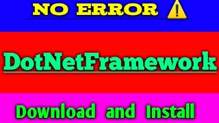 How to Fix Net Framework Initialization Error in Windows  Quick amp Easy Method [upl. by Jezebel837]