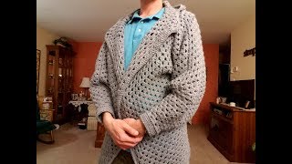 Crocheted Cardigan TutorialFormula Pt 1 [upl. by Ellen]