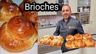 Brioches con tuppo fatte in casaBrioches e trecce da colazioneRicetta spettacolare [upl. by Reese]