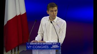 Discours dErik Tegner au VIe congrès de Debout La France [upl. by Aksehcnarf]