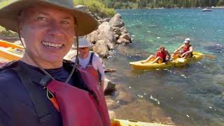 Kayaking Emerald Bay Lake Tahoe [upl. by Ahsinik]