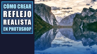 Cómo crear un reflejo de agua realista en Photoshop [upl. by Odracir]