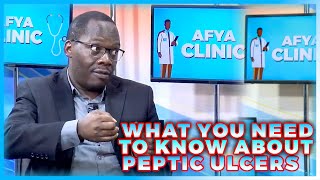 AFYA CLINIC  TOPIC CAUSES SYMPTOMS amp TREATMENT OF PEPTIC ULCERS  6TH NOVEMBER 2024 [upl. by Yssac]