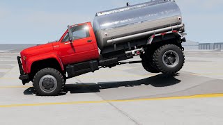 BeamNG Drive Update V033  Gavril MD Series Off Road Tanker Truck Suspension Testing [upl. by Llenrahs48]