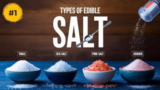 Everything You Need To Know About Types Of Edible Salt 🧂 Part 1 [upl. by Dahsraf]