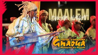 Maalem Omar Hayat  Festival Gnaoua Essaouira  Gnaoua world Music [upl. by Isahella146]