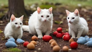 Cat TV for Cats to Watch 😺 Cute Summer Birds and Squirrels 🐿 8 Hours 4K HDR [upl. by Olzsal]