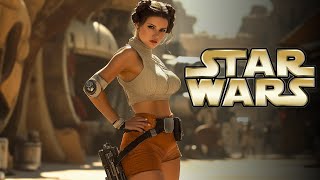 Start Wars  Princess Leia  1950s Super Panavision 70 [upl. by Lorain339]