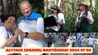 Alytaus senjorų naktišokiai 2024 07 08 su grupe RampA iš Tytuvėnų [upl. by Beulah]