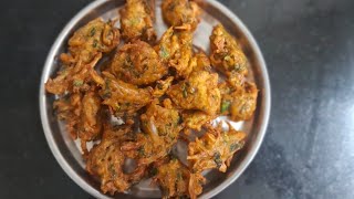 Kanda Bhaji Recipe  कुरकुरीत कांदा भजी  Crispy Onion Pakoda  Crispy Kanda Bhaji  Tadka Recipes [upl. by Aleira976]