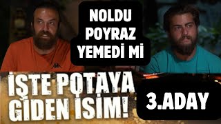 SURVİVOR 3 ELEME ADAYI YAMAN OLDU • POYRAZ POTADAN KAÇTI SERCAN DALGA GEÇTİ YAZIK LEN SANA POYRAZ [upl. by Dajma688]