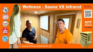 Infrarotkabine Erfahrung Wellness Wohlfühlen Entspannen Sauna Saunieren Infrarotkabine selber [upl. by Ardnama]