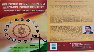 Introduction to My Book in Civil Ecclesiastical LawReligious Conversion in a MultiReligieux Context [upl. by Nemracledairam]