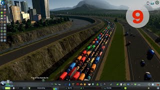 Cities Skylines  Fix traffic issues and solar power plant  Part 9 [upl. by Kenneth]