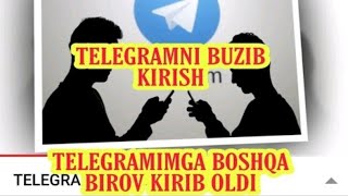 💯TELEGRAMNI BUZIB KIRISH🤔 BOSHQA BIROVNI TELEGRAMIGA KIRIB OLISH BIROVNI NOMIDAN SMS YOZISH [upl. by Ytok733]