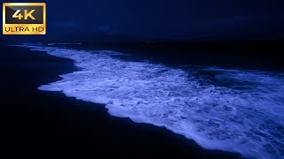 Ocean Waves For Sleeping  10 Hours of Soothing Night Sounds For Relaxation amp Deep Sleep [upl. by Schubert379]