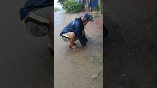 This Culvert Possible For Drain Flood Rain unclog rainwater drain shorts [upl. by Enilrek798]