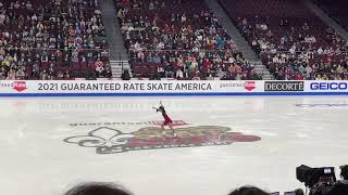 Yuhana Yokoi Ladies short program skate America 2021 [upl. by Felder]