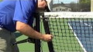 How to Install a Tennis Net [upl. by Ivar]