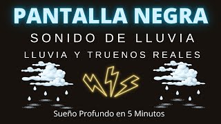 Fuertes Lluvias Y Truenos  Entrarás En Sueño Profundo ⛈️⚡Sueño Instantáneo En 5 Minutos [upl. by Goulet]