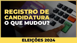 PARTE I REGISTRO DE CANDIDATURA PRINCIPAIS MODIFICAÇÕES I Prof Walber Oliveira [upl. by Euridice]