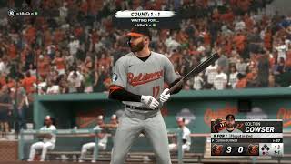 MLB TheShow24ORIOLES VS ORIOLES online rated [upl. by Nahraf]