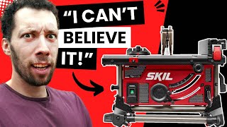 Yeah you NEED to see this… SKIL Table Saw Review [upl. by Fotinas801]