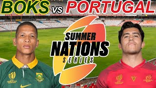 SPRINGBOKS vs PORTUGAL 2024 Live Commentary [upl. by Banerjee750]