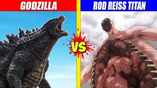 Godzilla vs Rod Reiss Titan  SPORE [upl. by Crystie800]