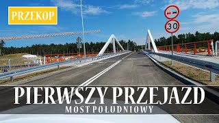 Pierwszy przejazd przez most południowy Przekop Mierzei Wiślanej 25062021 [upl. by Rihana270]