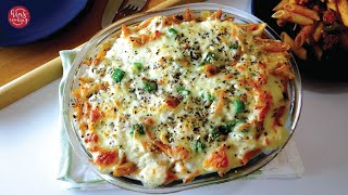 MACARONA BECHAMEL PASTA BAKE  EGYPTIAN MACARONA BECHAMEL RECIPE  HINZ COOKING [upl. by Anairotciv134]