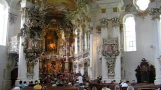 Wieskirche in Bayern Deutschland mit Chor [upl. by Ykcub478]