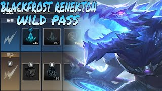 Wild Rift PBE SERVERNew Blackfrost Renekton Wild Pass [upl. by Oniskey335]