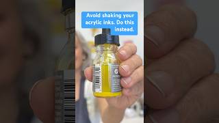 Stop creating air bubbles when you shake up your acrylic inks stainpainting acrylicpainting [upl. by Asiuol844]