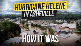 Hurricane Helene in Asheville NC What happened here [upl. by Duwalt]