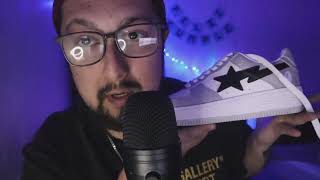 HYPEBEAST  Unboxing A Bathing Ape Bape Sta Low White Grey Black [upl. by Mit]