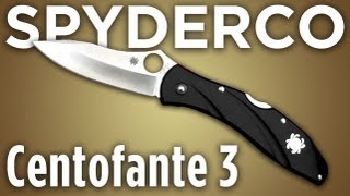 Spyderco Centofante 3 Franks Classy Lightweight Legacy [upl. by Dorina798]