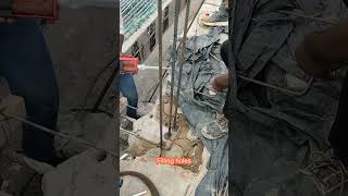 Column extension using Hilti process  Retrofitting Project [upl. by Loring]