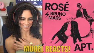 MODEL REACTS to APT by ROSÉ and Bruno  REACTION [upl. by Aicyle702]