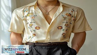 INCERUN Mens Floral Print Lapel Collar Short Sleeve Shirt Casual Daily Button Review [upl. by Wasson179]