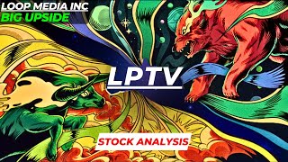 BIG UPSIDE  LPTV STOCK ANALYSIS  LOOP MEDIA STOCK [upl. by Retloc]