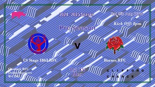 1stXV Men  Barnes Squad  CS Stags 21 v 26 Barnes  Preseason  9 August 2024 [upl. by Nodyarb879]