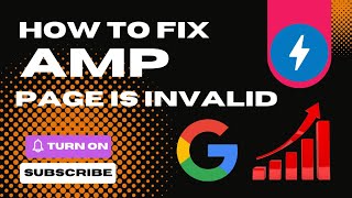 How To Fix Amp Page Is Invalid  Amp Pages Not Indexed Problem Solve [upl. by Aynik]