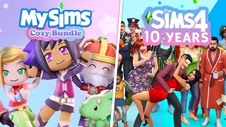 SIMS 4 10 YEAR ANNIVERSARY SUPRISE  MYSIMS COZY BUNDLE IMPROVEMENTS [upl. by Etterb696]