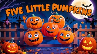 🎃Five Little Pumpkins 🎶  Fun Halloween song for kids  Nursery Rhyme [upl. by Negriv214]