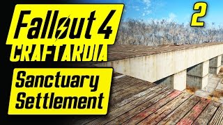 Fallout 4 Sanctuary Settlement 2  Base Building Timelapse  Fallout 4 Settlement Building PC [upl. by Assereht]