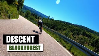 Road Bike Descents  Black Forest Germany  Bermersbach to Forbach [upl. by Ylecic]