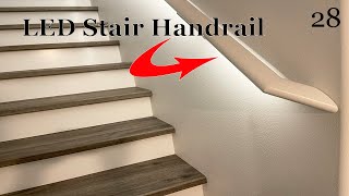 How to Install LED Handrail for Stairs  DIY  How To [upl. by Launcelot]