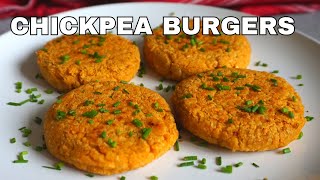 Chickpea Burger Made in 10 minutes The Best Chickpea Recipe Ever [upl. by Ty224]